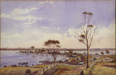 Painting - Watercolour, 'Metung' by Sydney Pern, 1932