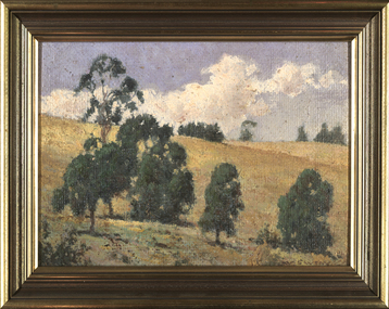 Painting - Artwork - Oil on masonite, [Country Scene] by W. Sweeney
