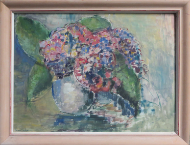 Painting - Artwork, "Pink Flowers" by Gwen Graham