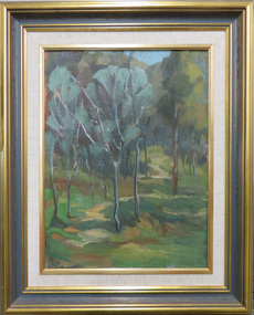 Painting - Artwork, David Alexander, [Treed Landscape] by David Alexander, 1981