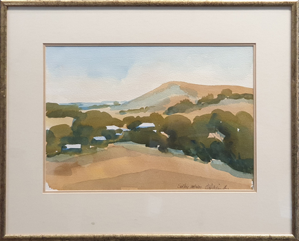 Framed landscape by David Alexander