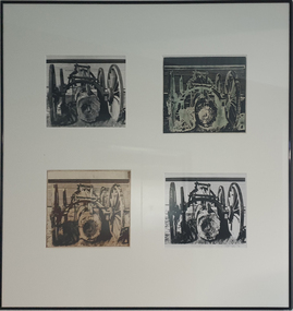 Work on paper - Artwork - Printmaking, 'Logger' by J. Thoonen, 1972