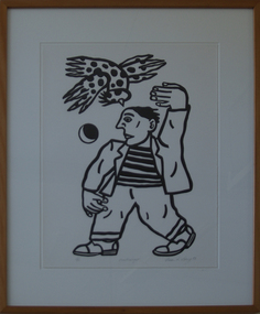 Artwork - Printmaking, 'Ornithologist' by Euan Heng, 1993