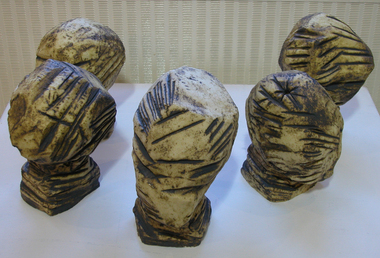Ceramic - ceramics, Robert Kelty, "Faceless and Forgotten' by Robert Kelty, 2007