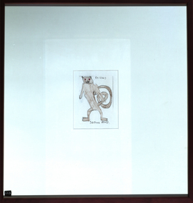 Work on paper - Booplate, Joshua Brady, 'Ex Libris'  by Joshua Brady