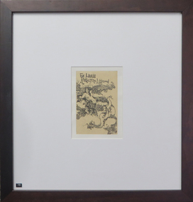 Bookplate, 'Ex Libris Bookplate for Katherine Littlewood' by Robbie Harmsworth
