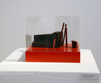 Ceramic, 'Boxed Object' by John Teschendorff, 1984