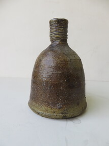 Ceramic, Woodfired Bottle by Hugh Legge, c1987