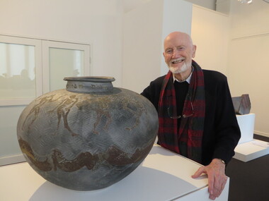 Ceramic - Pottery, 'Shalom Vessel' by Hedley Potts, c1988