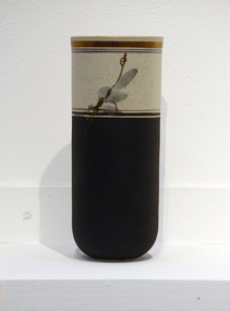Ceramic - Artwork - Ceramics, Vic Greenaway, Porcelain Cylinder by Victor Greenaway, 1980, 1982