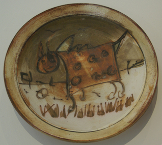 Artwork - Ceramics, Salt Fire Platter by Peter Steggall