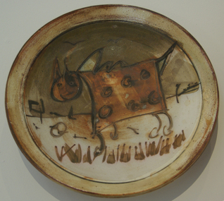 Ceramic - Artwork - Ceramics, Salt Fire Platter by Peter Steggall