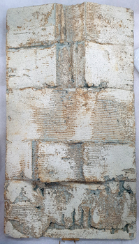 Ceramic wall panel by Ian Sprague