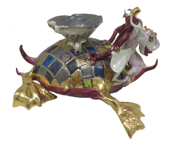 Ceramic - Artwork - Ceramics, 'Porcelain Turtle' by Paul Greenway, 1980, 1977