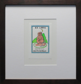 Bookplate, 'Ex Libris Patrick Hutchings'