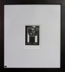 Work on paper - Artwork, 'Ex Libris Barry Jones' by Irena Sibley