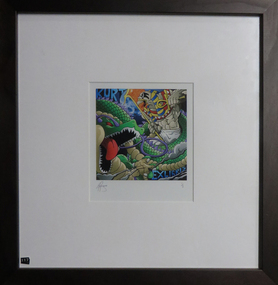 Artwork, 'Kurt Ex Libris' by Kurt Rogers