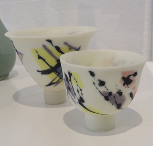 Ceramic - Artwork - Ceramics, Untitled [Pair Tea Cups], by Silvia Richardson, c1985