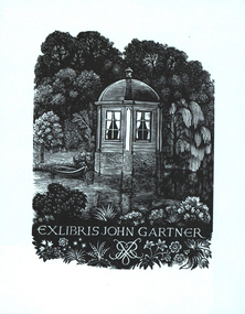 Artwork - Bookplate, 'Ex Libris John Gartner'