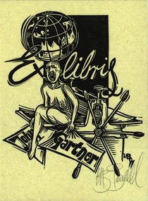 Work on paper - Artwork - Bookplate, 'Ex Libris John Gartner'