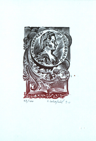 Bookplate, 'Ex Libris Bookplate for J Gartner'