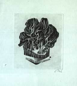 Bookplate, 'Ex Libris John Gartner'