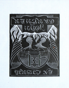 Bookplate, 'Ex Libris John Gartner'