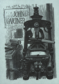 Bookplate, 'John Gartner'