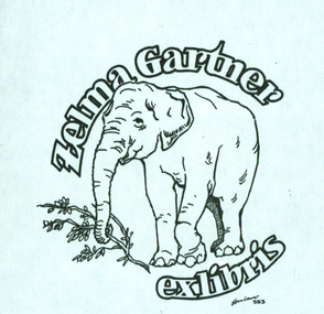Work on paper - Bookplate, 'Zelma Gartner Ex Libris'