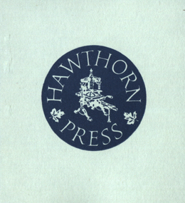 Bookplate, Hawthorn Press Bookplate