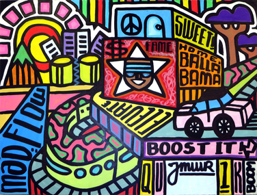 Painting - Artwork - Painting, [Boost It] by Josh Muir, c2014