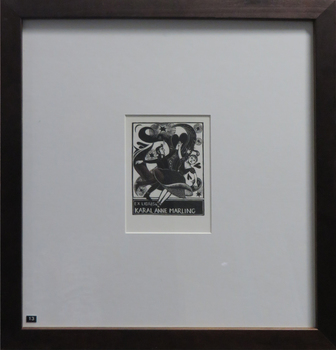 Framed bookplate