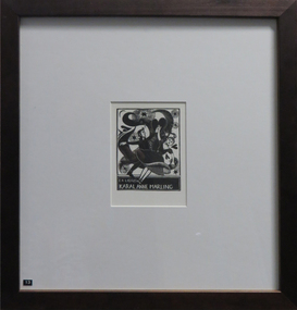 Framed bookplate