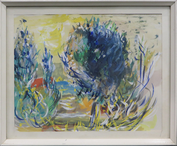 Artwork - Gouche or Acrylic on paper, Untitled by Neville Bunning