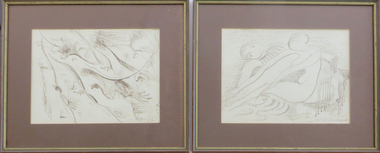Artworks, 'The Proposal' and 'The Flight of Birds' by Neville Bunning