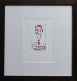Work on paper - Artwork - Bookplate, Ex Libris Kevin Jewell, not dated