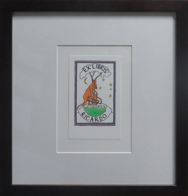 Artwork - bookplate, Geoffrey Ricardo, Ex Libris Geoffrey Ricardo, not dated