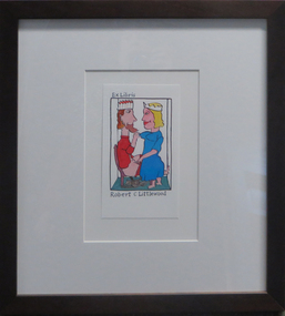 Artwork - bookplate, Ex Libris Robert C. Littlewood, not dated