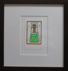 Artwork, other - Artwork - bookplate, Ex Libris Wendy Stavrianos, not dated