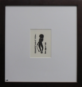 Work on paper - Artwork - bookplate, Ex Libris Jack Littlewood, not dated