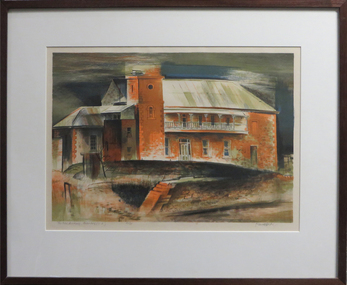 Double storey brick building