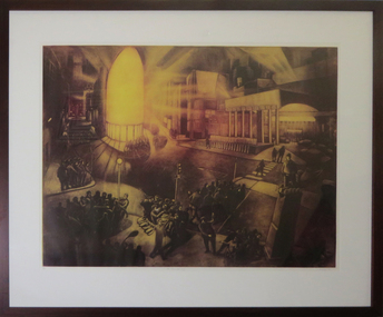 Work on paper - Printmaking, Geoffrey Ricardo, "The Illuminated City" by Geoffrey Ricardo, 1999