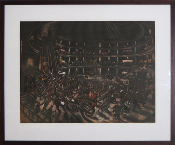 Work on paper - Artwork - Printmaking, Geoffrey Ricardo, "The Urbane Heart" by Geoffrey Ricardo, 1999