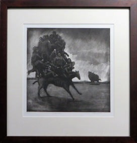 Work on paper - Artwork - Printmaking, Ricardo, Geoffrey, 'A Daily Double' by Geoffrey Ricardo, 1990