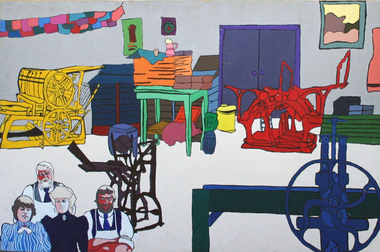 Painting - Artwork, Rodney Forbes et al, [Printery], c1982