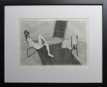 Work on paper - Artwork - Printmaking, John Brack, 'Nude 3' (Also known as Nude in a Chair) by John Brack, 1982