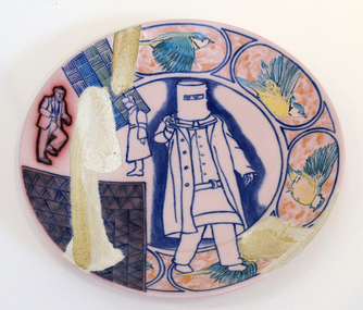 Ceramic, Ned Kelly by Vernon Patrick, c1990