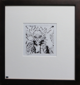 Work on paper - Bookplate, "Fade In"