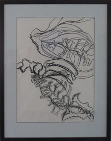 Drawing - Artwork, [Abstract Skeleton], 1990