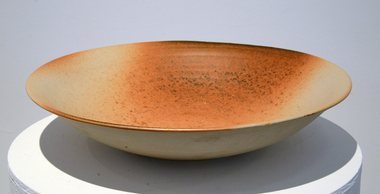 Ceramic, Roswitha Wulff, Woodfired Bowl by Roswitha Wulff, 1986